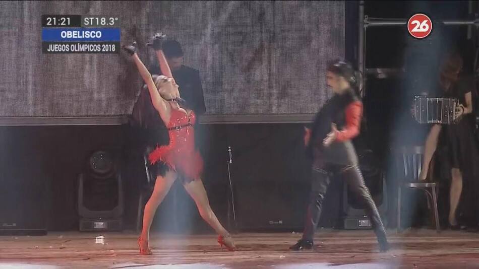 Mora Godoy en apertura de Juegos Olímpicos de la Juventud (Canal 26)