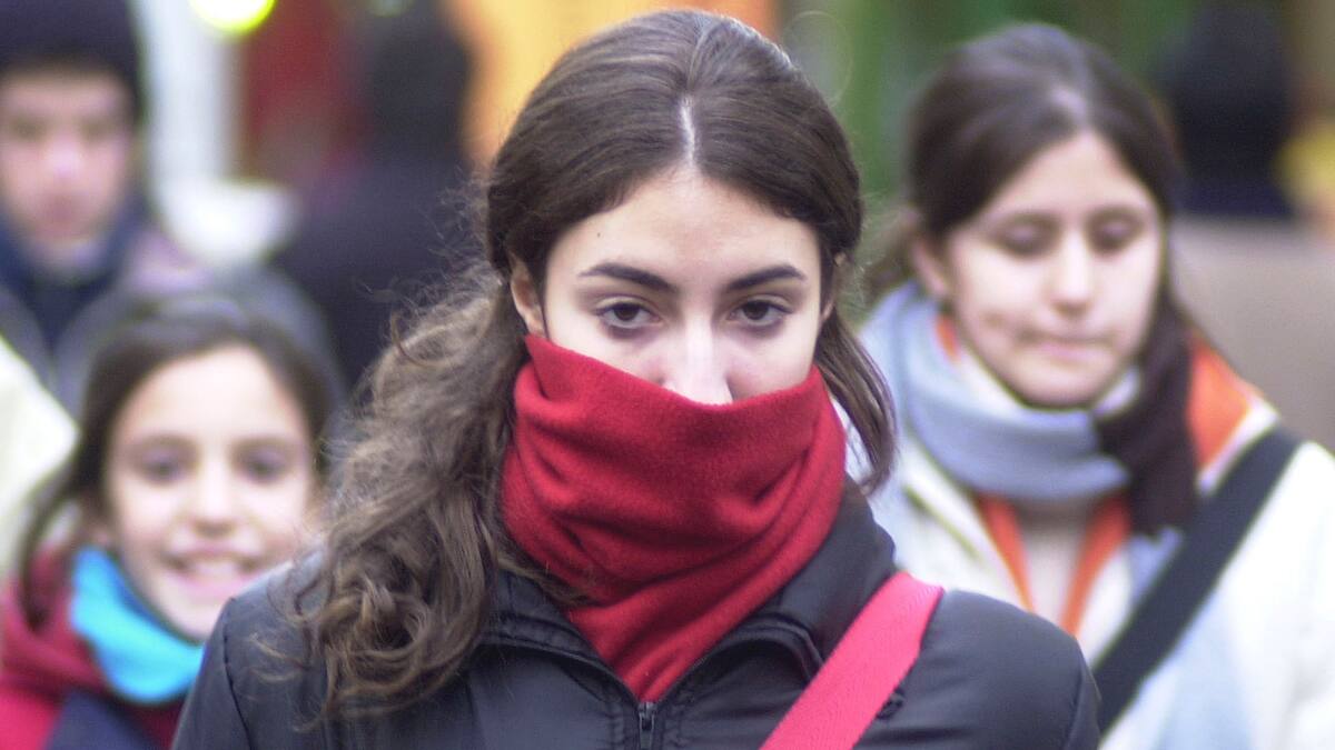 Mucho frío en la provincia de Buenos Aires.