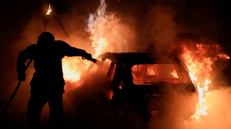 Disturbios en Francia. Foto: Reuters.
