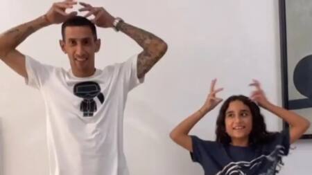 El video de Di Maria bailando que se hizo viral. Foto Instagram.
