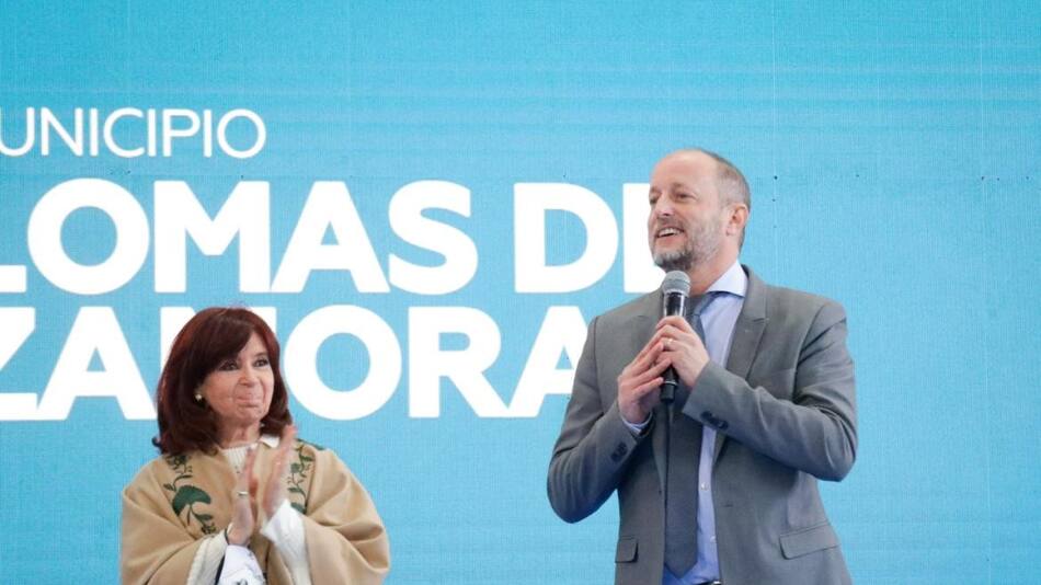 Cristina Fernández de Kirchner, Martín Insaurralde, Foto Gobierno Provincia de Buenos Aires