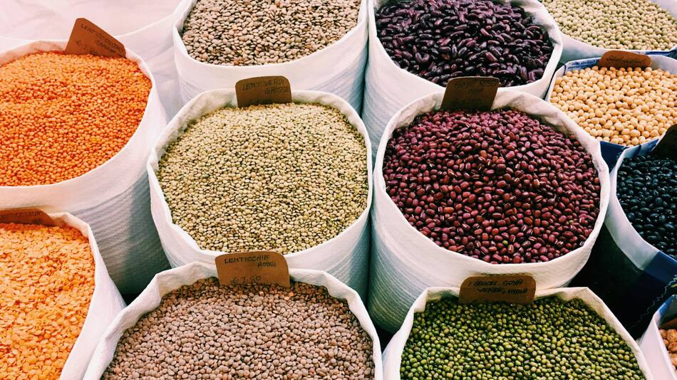 Proteína vegetal, garbanzo, legumbre, lentejas. Foto Unsplash.