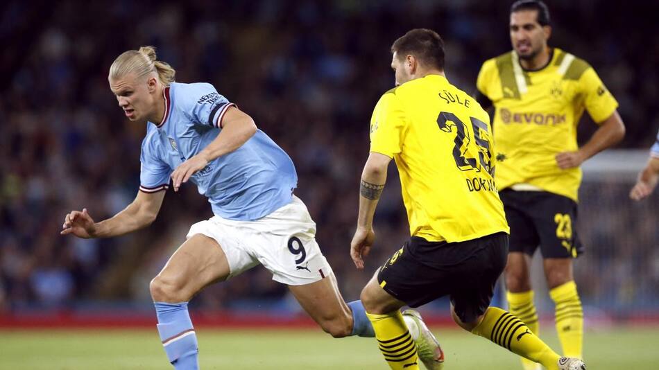 Manchester City vs Dortmund, Champions League. Foto: REUTERS