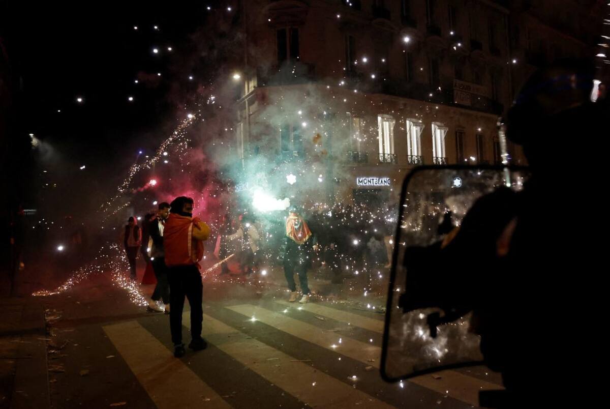 Festejos de marroquíes en París_Reuters