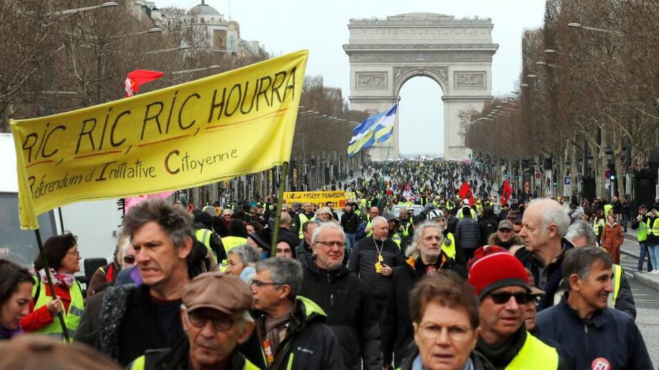 Chalecos amarillos - París Reuters