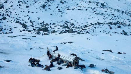 La Sociedad de la nieve. película. Foto: Twitter