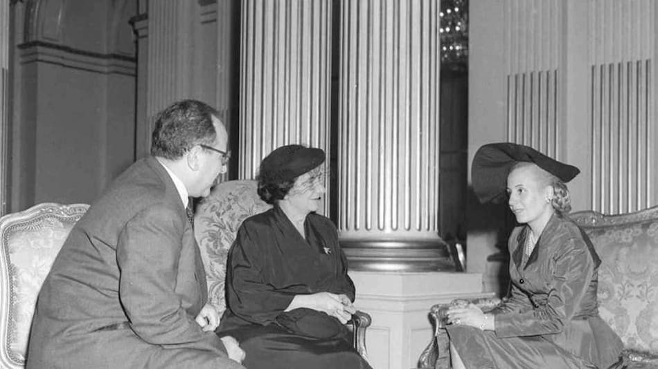 Evita y Golda Meir, Argentina e Israel