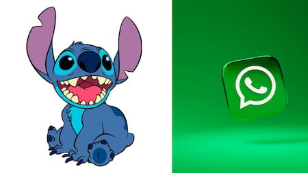 Modo Stitch en WhatsApp. Fotos: Disney+ - Unsplash.