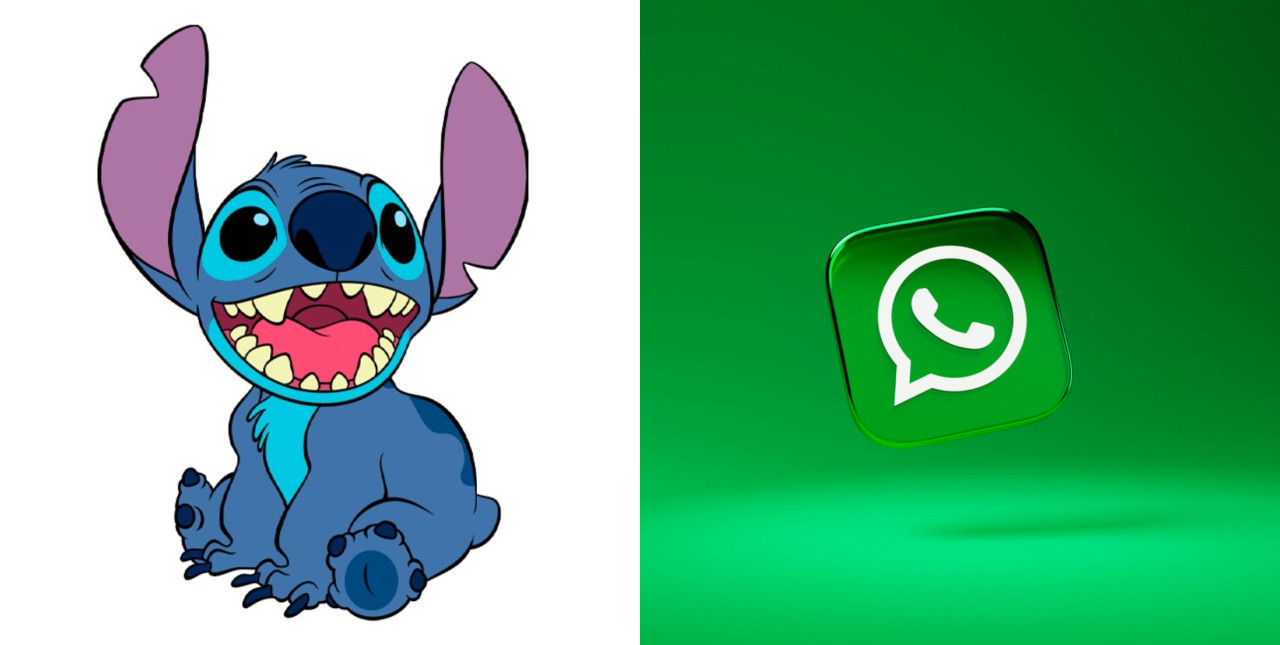 Modo Stitch en WhatsApp. Fotos: Disney+ - Unsplash.