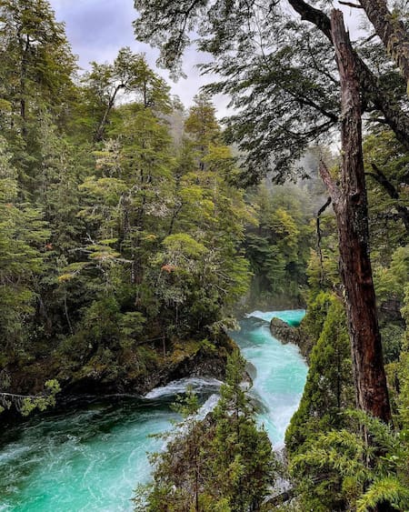 Cascada Los Alerces. Foto Instagram @will_fullwrap