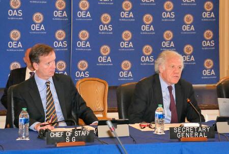 Representantes de OEA. Foto: EFE