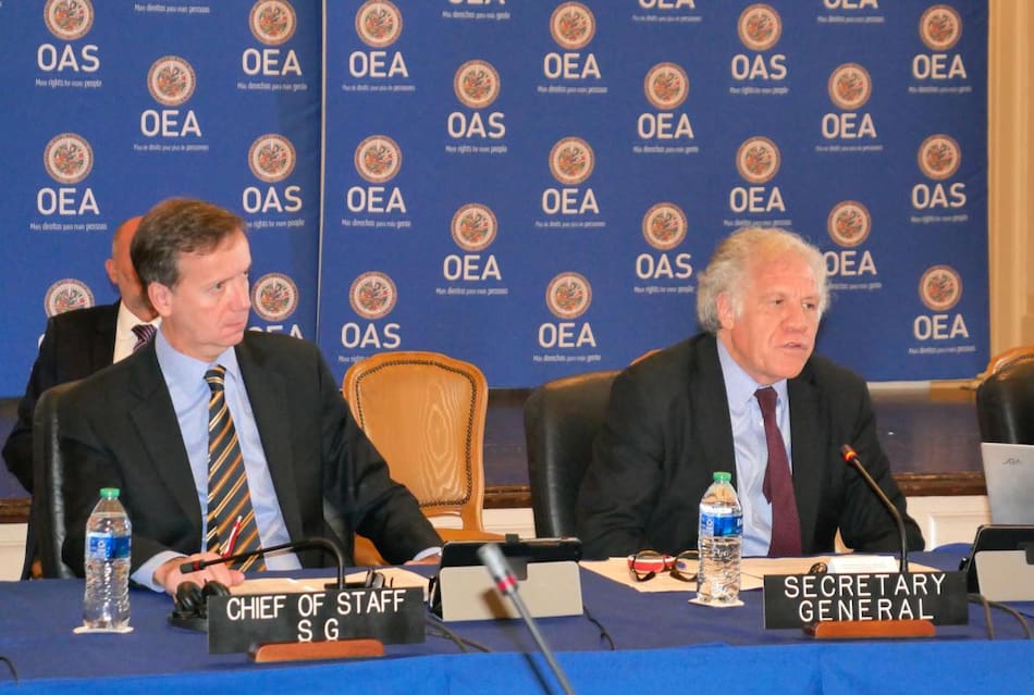 Representantes de OEA. Foto: EFE