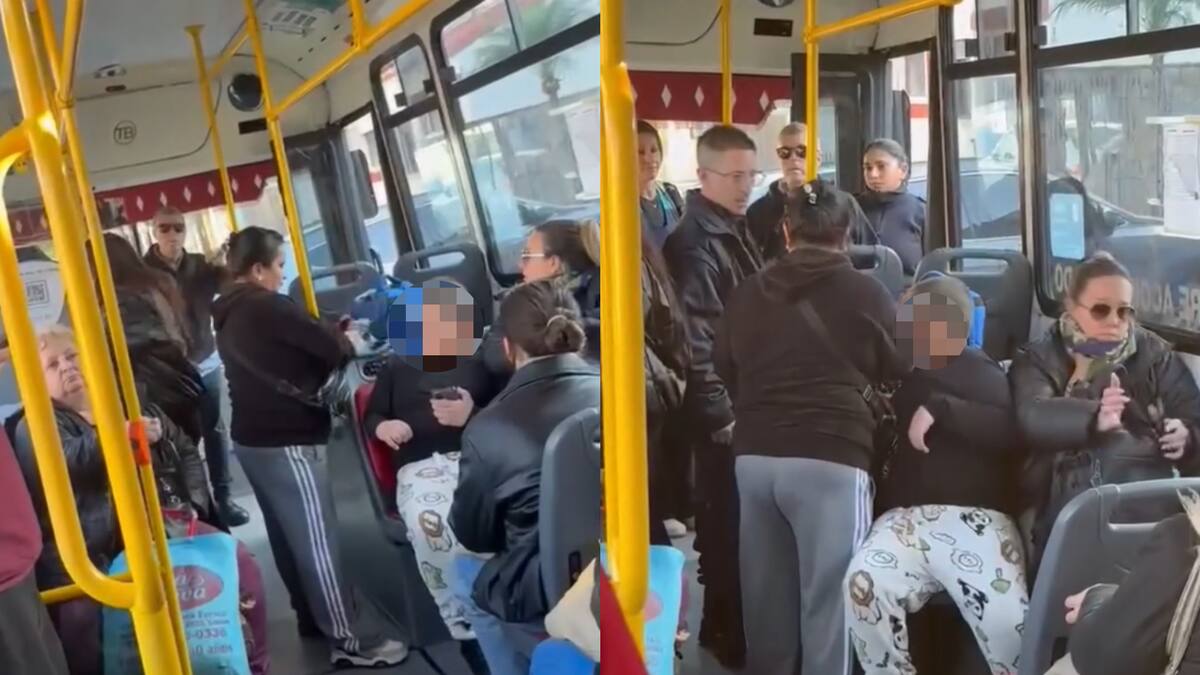 Un chofer de colectivos bajó a un niño con discapacidad.