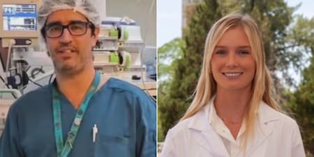 Hernán Boveri y Delfina Lanusse, imputados en la causa de la muerte del anestesista.