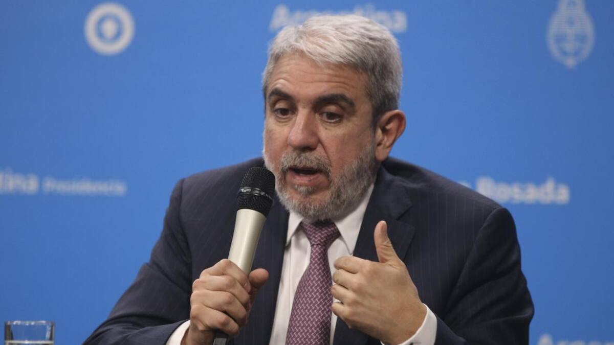 Aníbal Fernández, ministro, foto NA