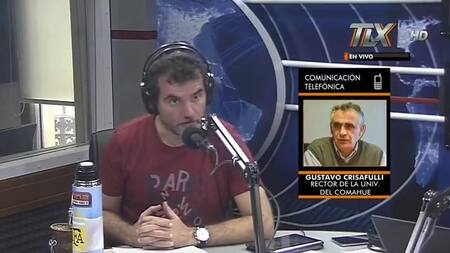 Gustavo Crisafulli, rector de la Universidad de Comahue (Radio Latina)