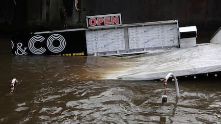 Inundaciones en Inglaterra provocan evacuados e interrupciones en el transporte. Foto: EFE.