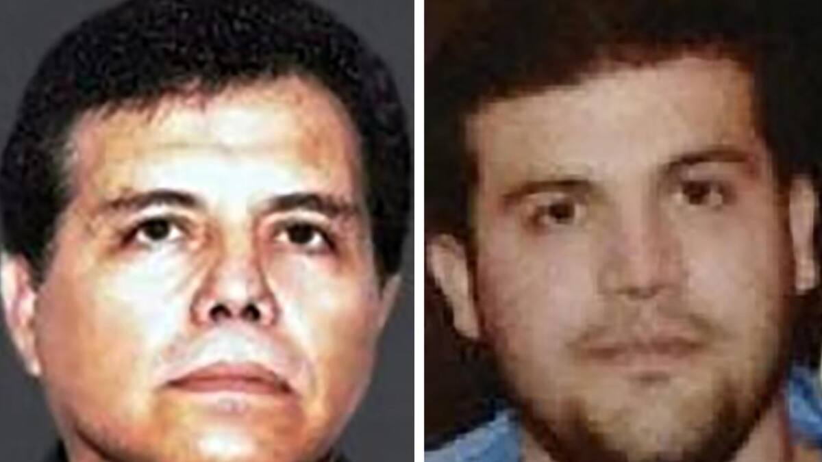 Ismael “El Mayo” Zambada y Joaquín Guzmán López. Foto: EFE.