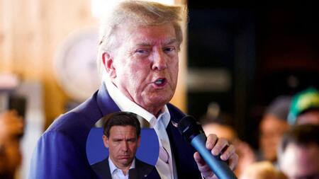 Donald Trump, Ron DeSantis. Foto: Reuters.