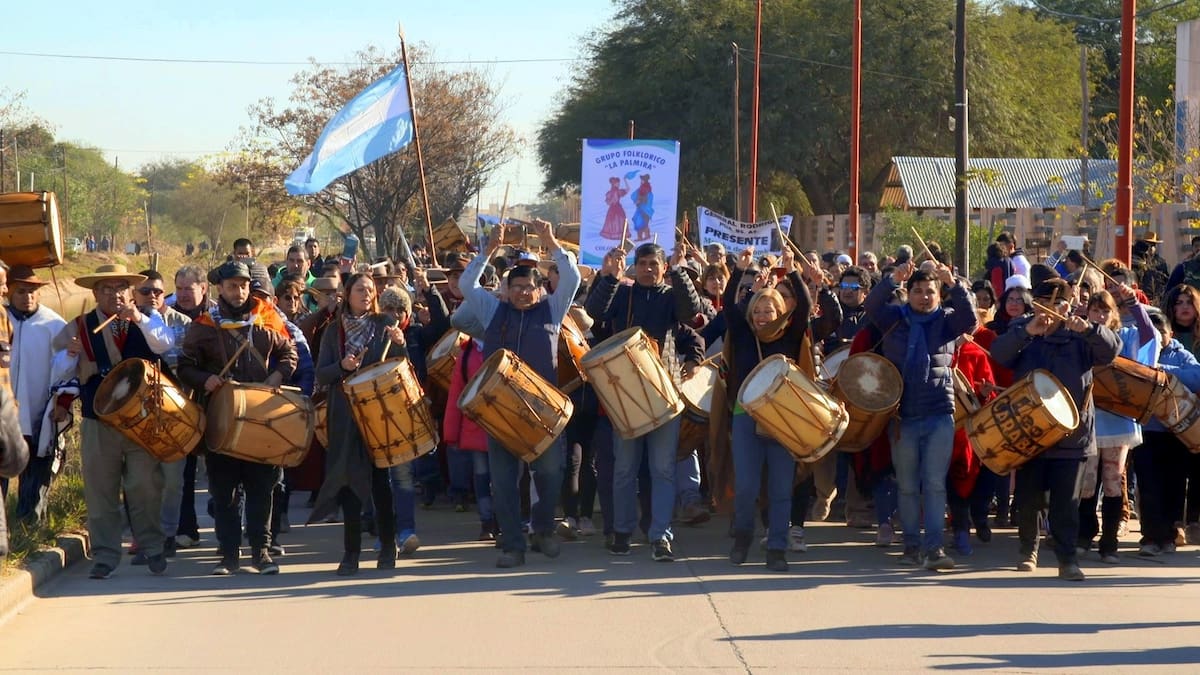 Marcha de los Bombos en Santiago del Estero 2026.