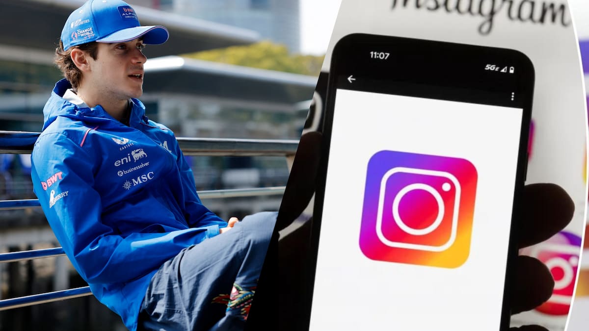 Franco Colapinto es uno de los pilotos de la Fórmula 1 con más seguidores en Instagram.