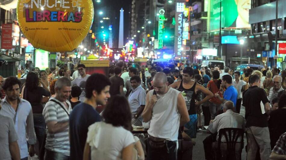Noche de las Librerías. Foto: Télam