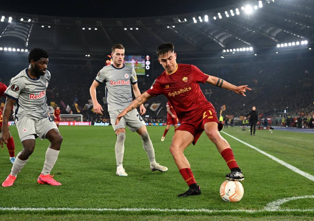 Paulo Dybala 2; Roma vs. Red Bull Salzburgo. Foto: Reuters.