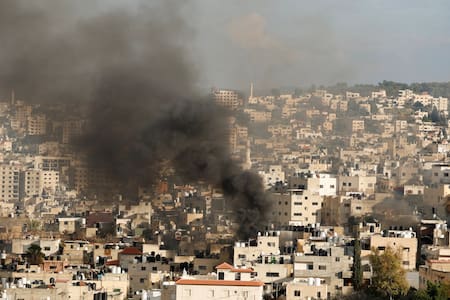 Bombardeos en Cisjordania. Foto: Reuters/Raneen Sawafta