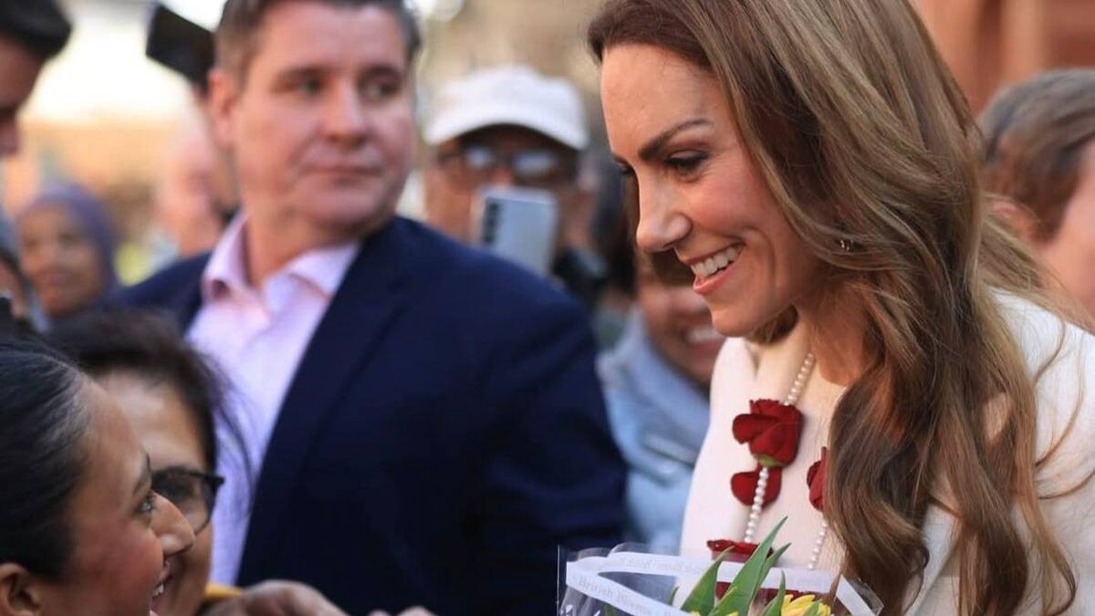Kate Middleton visitó Leicester y sorprendió a la comunidad india.