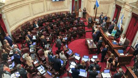 Senado sin la presencia de Juntos por el Cambio. Foto: NA.