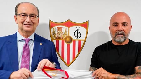 Jorge Sampaoli en Sevilla. Foto: @SevillaFC.