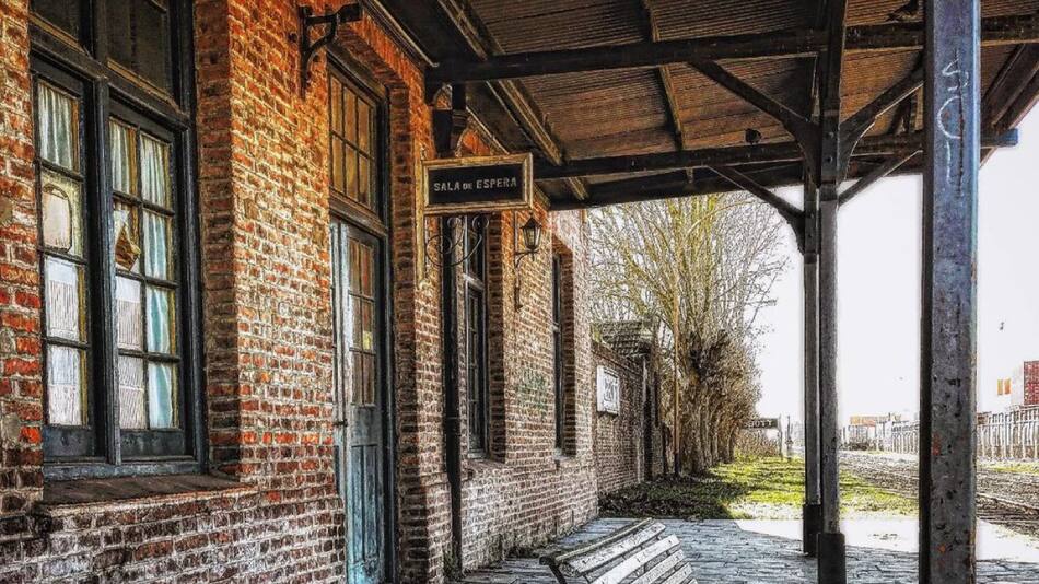 Abbott, localidad ubicada en el partido de Monte. Foto: Instagram/@g.e.lewin.pueblos.y.rurales.