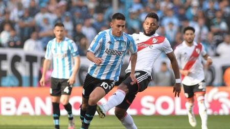 Racing-River. Foto: Télam.