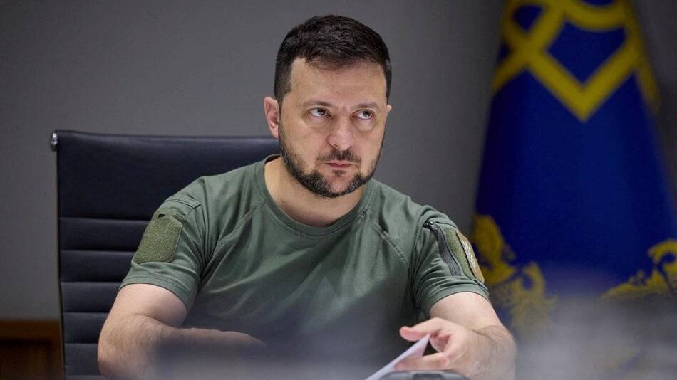 Volodímir Zelenski, presidente de Ucrania. Foto: REUTERS