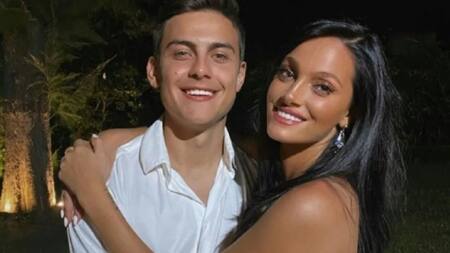 Paulo Dybala y Oriana Sabatini. Foto: NA