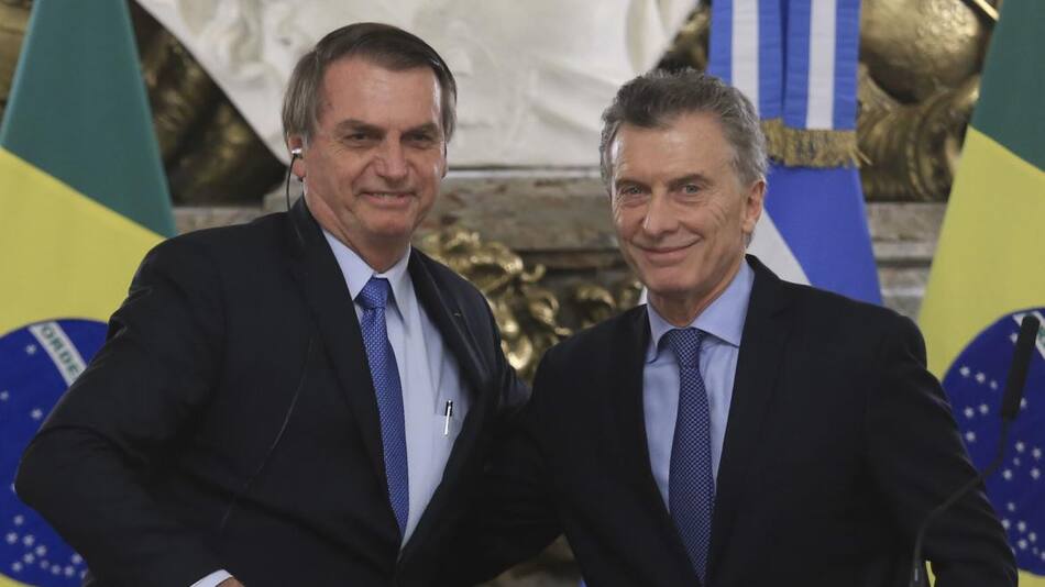 Jair Bolsonaro y Mauricio Macri (Agencia NA)