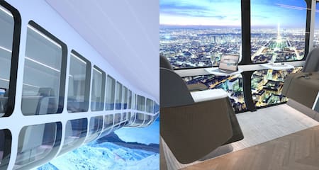 Las vistas del Airlander 10. Foto: Instagram @airlander_official