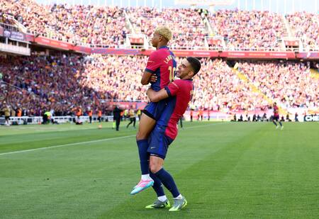 Lamine Yamal, una de las figuras del Barcelona. Foto: Reuters/Albert Gea