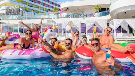 Temptation, el jugado hotel para adultos en Cancún. Foto: Temptation