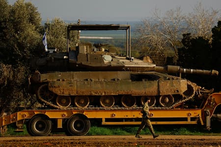 Ejército israelí en Gaza. Foto: Reuters.