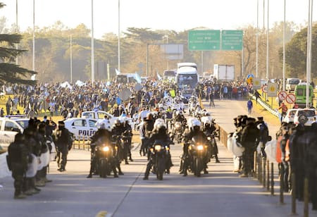 Llegada de la Selección Argentina, Copa América, NA