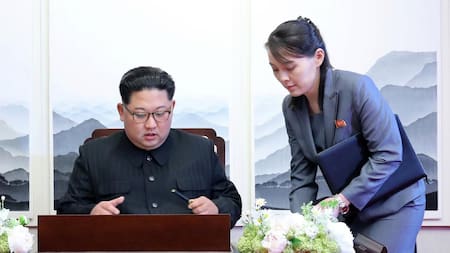 Kim Yo-jong y Kim Jong-Un