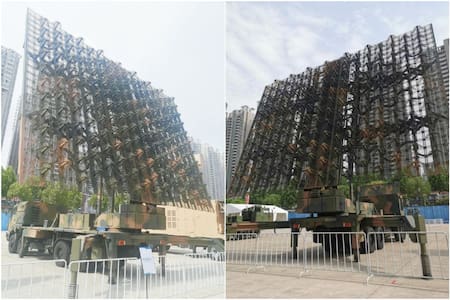 El sistema antiaéreo chino JY-27A. Foto: X @KELMAND1