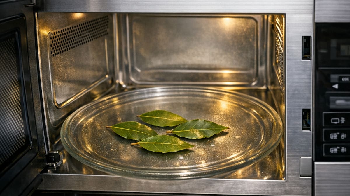 Para qué sirven las hojas de laurel dentro del microondas.