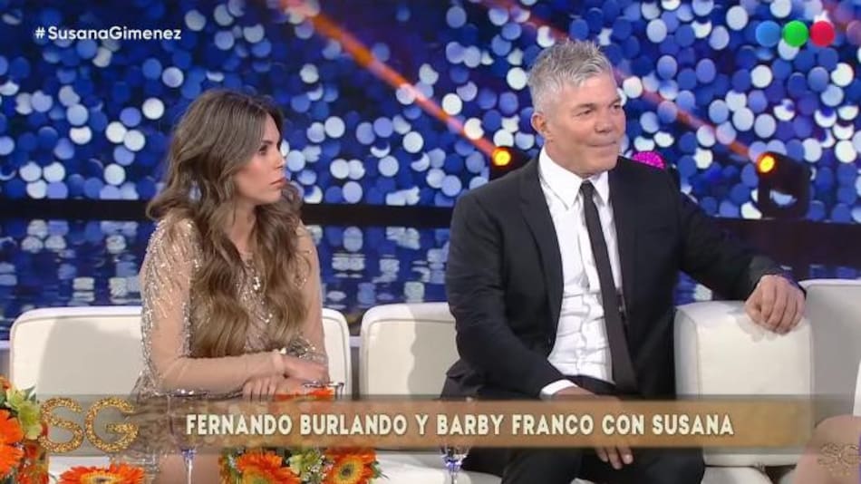 Barby Franco y Burlando en lo de Susana Giménez, video