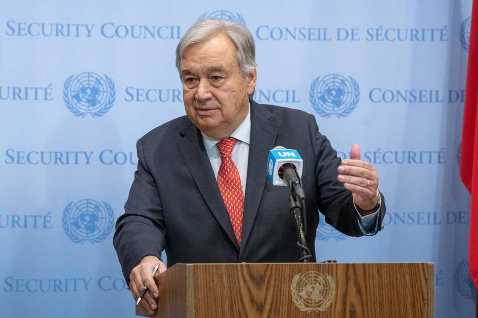 Antonio Guterres, secretario general de la ONU. Foto: EFE.