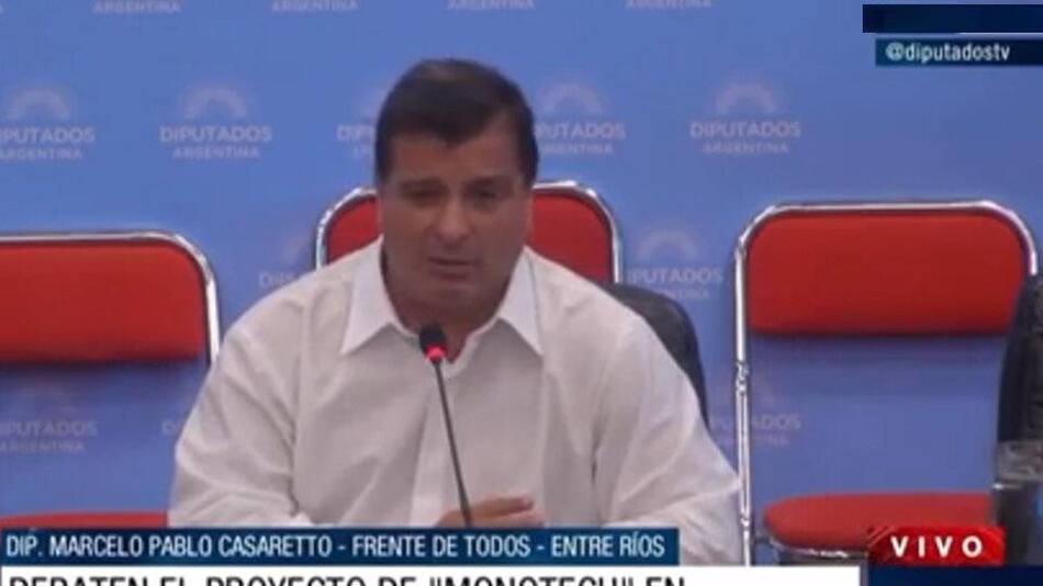 Diputados: dictamen favorable para el proyecto de Monotech