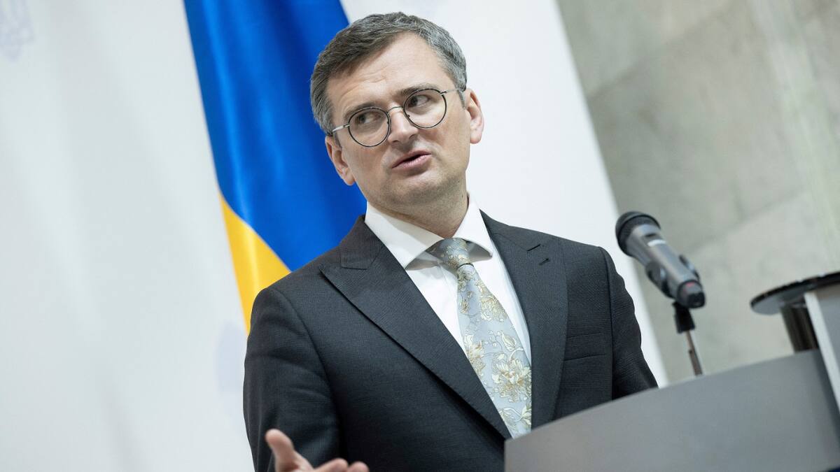 Dmitro Kuleba, ministro de Exteriores de Ucrania. Foto: Reuters.
