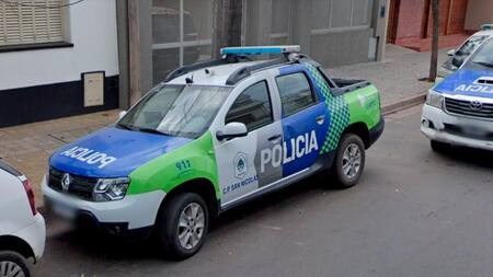 Patrullero en Mar del Plata. Foto: Archivo Telam.