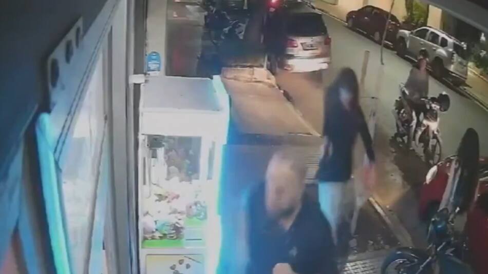 Crimen en Recoleta. Foto: captura video